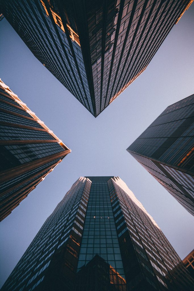 low-angle-photography-of-four-high-rise-buildings-nl-fmfpxo2g I took this photo during a photographers meeting in NYC. My username is @matosem